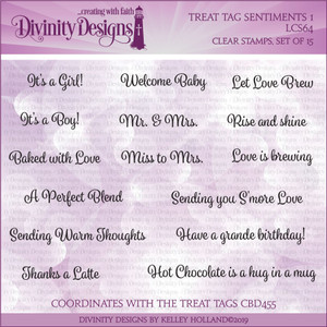 TREAT TAG SENTIMENTS 1 (CLEAR STAMPS) TREAT TAG SENTIMENTS 1 (CLEAR STAMPS)