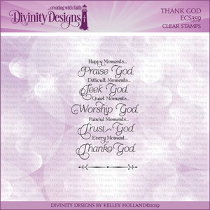 THANK GOD  (CLEAR STAMPS)