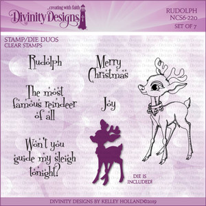 RUDOLPH (STAMP/DIE DUOS-CLEAR STAMPS) RUDOLPH (STAMP/DIE DUOS-CLEAR STAMPS)