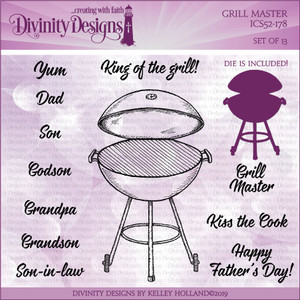 GRILL MASTER (STAMP/DIE DUOS - CLEAR STAMPS) GRILL MASTER (STAMP/DIE DUOS - CLEAR STAMPS)