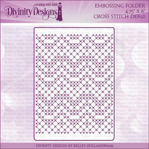 CROSS STITCH (EMBOSSING FOLDER) CROSS STITCH (EMBOSSING FOLDER)