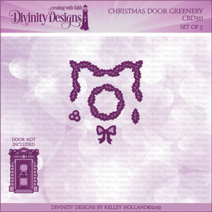 CHRISTMAS DOOR GREENERY DIES CHRISTMAS DOOR GREENERY DIES