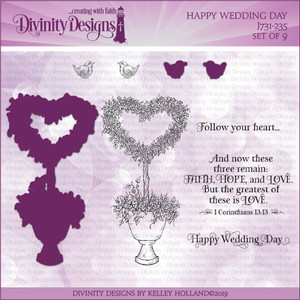 HAPPY WEDDING DAY (STAMP/DIE DUOS) HAPPY WEDDING DAY (STAMP/DIE DUOS)