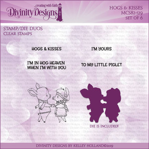 HOGS & KISSES (STAMP/DIE DUOS-CLEAR STAMPS) HOGS & KISSES (STAMP/DIE DUOS-CLEAR STAMPS)