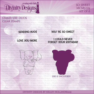 SO SWEET (STAMP/DIE DUOS-CLEAR STAMPS) SO SWEET (STAMP/DIE DUOS-CLEAR STAMPS)