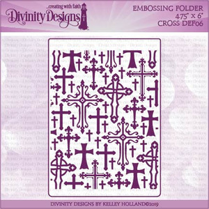 CROSS EMBOSSING FOLDER (NO DIES) CROSS EMBOSSING FOLDER (NO DIES)