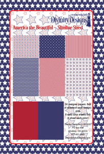 AMERICA THE BEAUTIFUL PAPER PAD - SLIMLINE SIZED 6X9 AMERICA THE BEAUTIFUL PAPER PAD - SLIMLINE SIZED 6X9