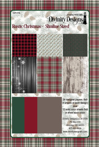 RUSTIC CHRISTMAS PAPER PAD - SLIMLINE SIZED 6X9 RUSTIC CHRISTMAS PAPER PAD - SLIMLINE SIZED 6X9