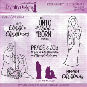 KEEP CHRIST IN CHRISTMAS (STAMP/DIE DUOS) KEEP CHRIST IN CHRISTMAS (STAMP/DIE DUOS)