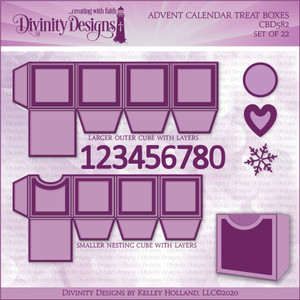 ADVENT CALENDAR TREAT BOXES DIES ADVENT CALENDAR TREAT BOXES DIES