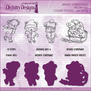 BEARY CHRISTMAS (STAMP/DIE DUOS-CLEAR STAMPS) BEARY CHRISTMAS (STAMP/DIE DUOS-CLEAR STAMPS)