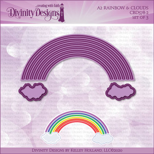 A2 RAINBOW & CLOUDS DIES A2 RAINBOW & CLOUDS DIES