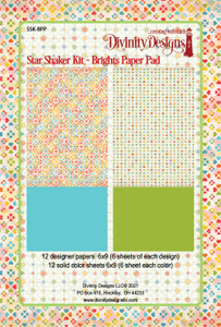 STAR SHAKER KIT - BRIGHTS PAPER PAD - SLIMLINE SIZED 6x9 STAR SHAKER KIT - BRIGHTS PAPER PAD - SLIMLINE SIZED 6x9