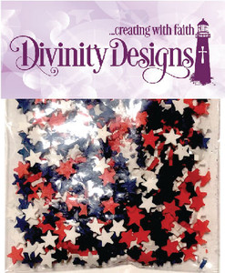 RED, WHITE, BLUE CLAY SPRINKLES RED, WHITE, BLUE CLAY SPRINKLES