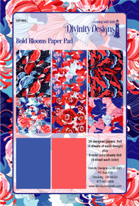 BOLD BLOOMS  PAPER PAD - SLIMLINE  SIZED 6x9