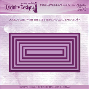 MINI SLIMLINE LAYERING RECTANGLES DIES MINI SLIMLINE LAYERING RECTANGLES DIES