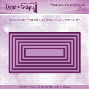 MINI SLIMLINE RECTANGLES DIES MINI SLIMLINE RECTANGLES DIES