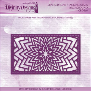 MINI SLIMLINE STACKING STARS BACKGROUND DIE MINI SLIMLINE STACKING STARS BACKGROUND DIE