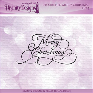 FLOURISHED MERRY CHRISTMAS FLOURISHED MERRY CHRISTMAS