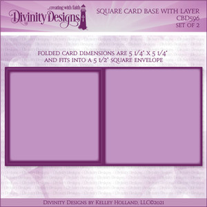 SQUARE CARD BASE WITH LAYER DIE SQUARE CARD BASE WITH LAYER DIE