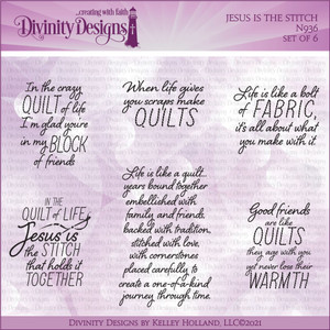 JESUS IS THE STITCH (CLEAR STAMPS) JESUS IS THE STITCH (CLEAR STAMPS)