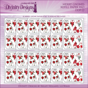 MERRY GNOMES REFILL PAPER PAD MERRY GNOMES REFILL PAPER PAD