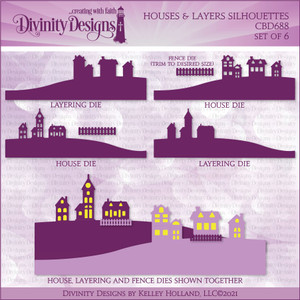 HOUSE & LAYERS SILHOUETTES DIES HOUSE & LAYERS SILHOUETTES DIES