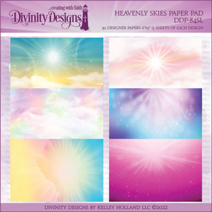HEAVENLY SKIES PAPER PAD - SLIMLINE SIZED 6X9