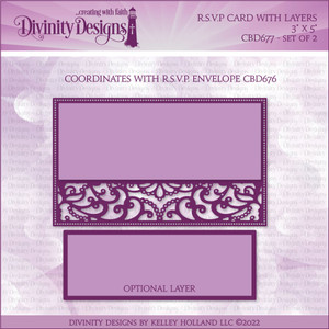 R.S.V.P. CARD WITH LAYERS DIE R.S.V.P. CARD WITH LAYERS DIE