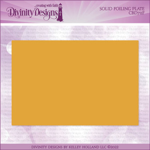 SOLID FOILING PLATE - * SEE NOTE BELOW SOLID FOILING PLATE - * SEE NOTE BELOW