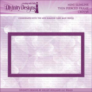 MINI SLIMLINE THIN PIERCED FRAME DIE MINI SLIMLINE THIN PIERCED FRAME DIE