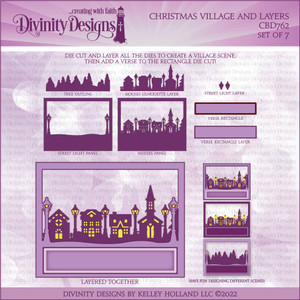CHRISTMAS VILLAGE AND LAYERS DIES CHRISTMAS VILLAGE AND LAYERS DIES