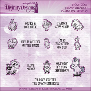 HOLY COW (STAMP/DIE DUOS - CLEAR STAMPS) HOLY COW (STAMP/DIE DUOS - CLEAR STAMPS)
