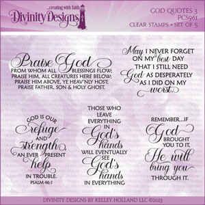 GOD QUOTES 3 (CLEAR STAMPS) GOD QUOTES 3 (CLEAR STAMPS)