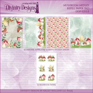 MUSHROOM MEDLEY REFILL PAPER PAD-SLIMLINE SIZED 6x9 MUSHROOM MEDLEY REFILL PAPER PAD-SLIMLINE SIZED 6x9