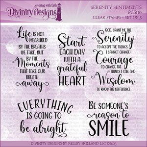 SERENITY SENTIMENTS (CLEAR STAMPS) SERENITY SENTIMENTS (CLEAR STAMPS)