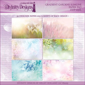 GRADIENT GARDENS PAPER PAD - SLIMLINE SIZED 6X9 GRADIENT GARDENS PAPER PAD - SLIMLINE SIZED 6X9