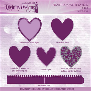 HEART BOX WITH LAYERS DIE HEART BOX WITH LAYERS DIE