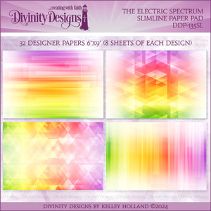 THE ELECTRIC SPECTRUM PAPER PAD - SLIMLINE SIZED 6X9