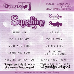 SUNSHINE AND LAYER (STAMP/DIE DUOS - CLEAR STAMPS) SUNSHINE AND LAYER (STAMP/DIE DUOS - CLEAR STAMPS)