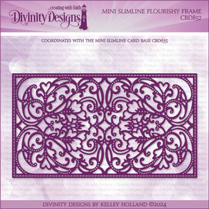 MINI SLIMLINE FLOURISHY FRAME DIE MINI SLIMLINE FLOURISHY FRAME DIE