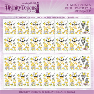 LEMON GNOMES REFILL PAPER PAD - SLIMLINE SIZED 6X9 LEMON GNOMES REFILL PAPER PAD - SLIMLINE SIZED 6X9