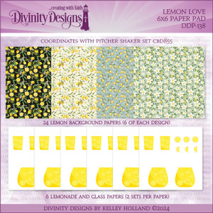 LEMON LOVE 6x6 PAPER PAD LEMON LOVE 6x6 PAPER PAD
