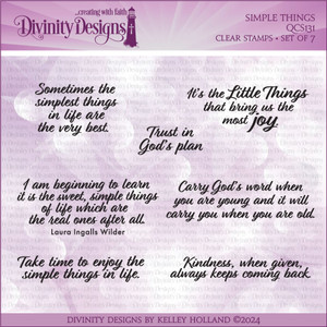 SIMPLE THINGS (CLEAR STAMPS) SIMPLE THINGS (CLEAR STAMPS)