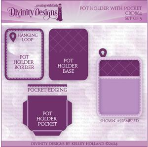 POT HOLDER WITH POCKET DIE POT HOLDER WITH POCKET DIE