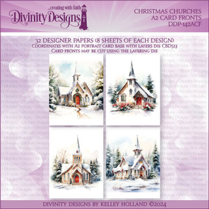CHRISTMAS CHURCHES A2 CARD FRONTS CHRISTMAS CHURCHES A2 CARD FRONTS
