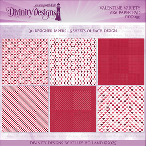 VALENTINE VARIETY 6X6 PAPER PAD VALENTINE VARIETY 6X6 PAPER PAD