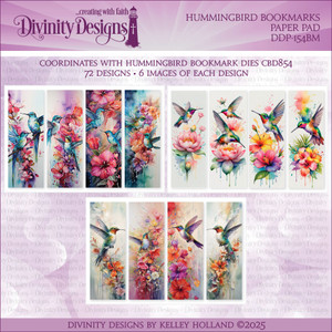 HUMMINGBIRD BOOKMARKS PAPER PAD HUMMINGBIRD BOOKMARKS PAPER PAD