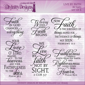 LIVE BY FAITH (CLEAR STAMPS) LIVE BY FAITH (CLEAR STAMPS)