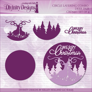 CIRCLE LAYERING COMBO - DEER PAIR DIES CIRCLE LAYERING COMBO - DEER PAIR DIES
